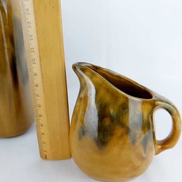 𝅺Mid modern century water pitcher and creamer - Picture 8 of 9